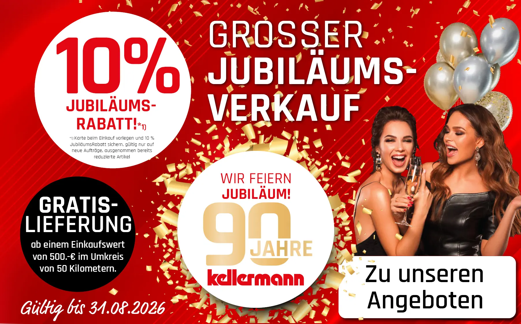 Jubiläums Aktion